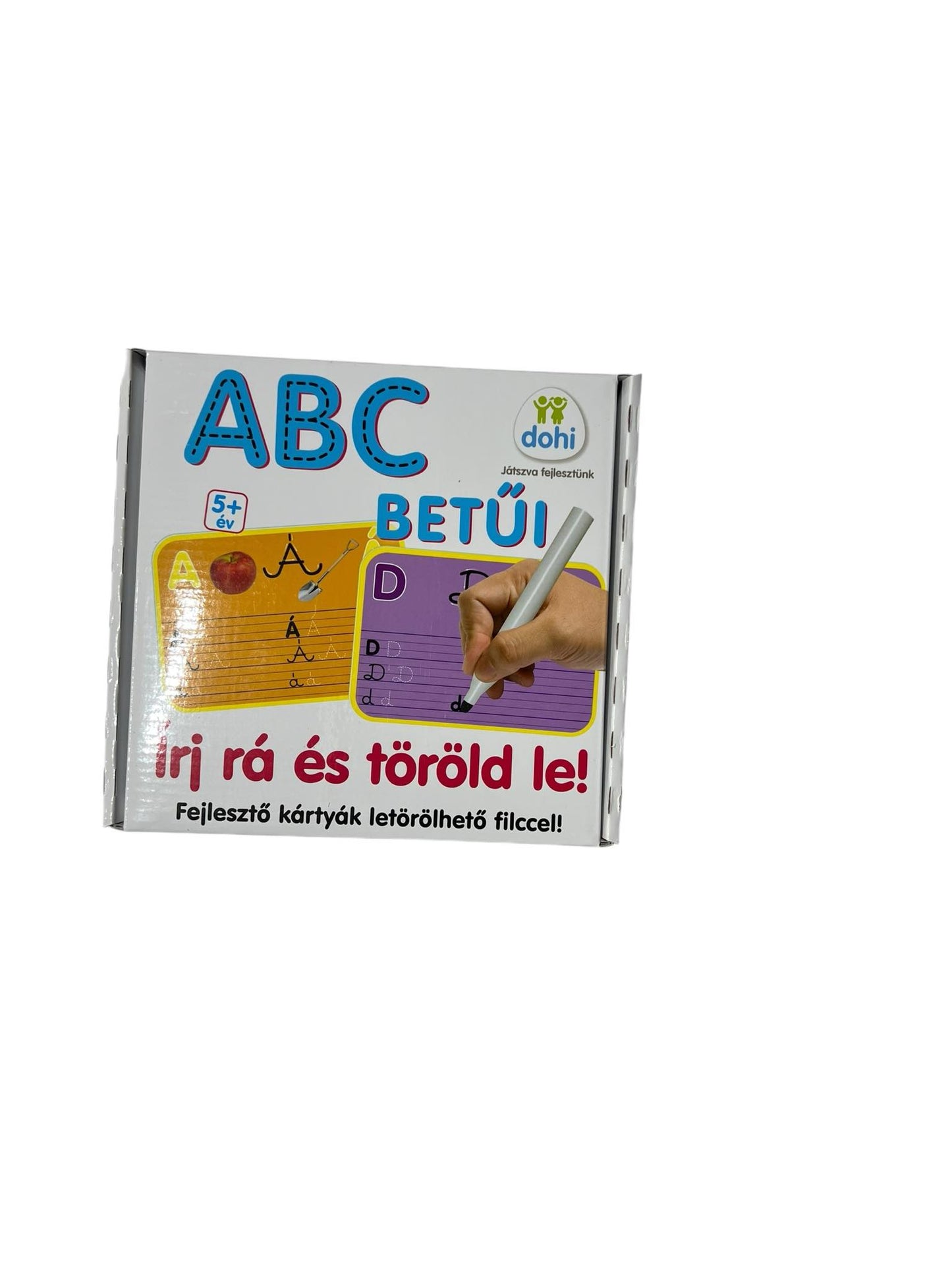 "Írj rá és töröld le" Kártyák - ABC Betűi