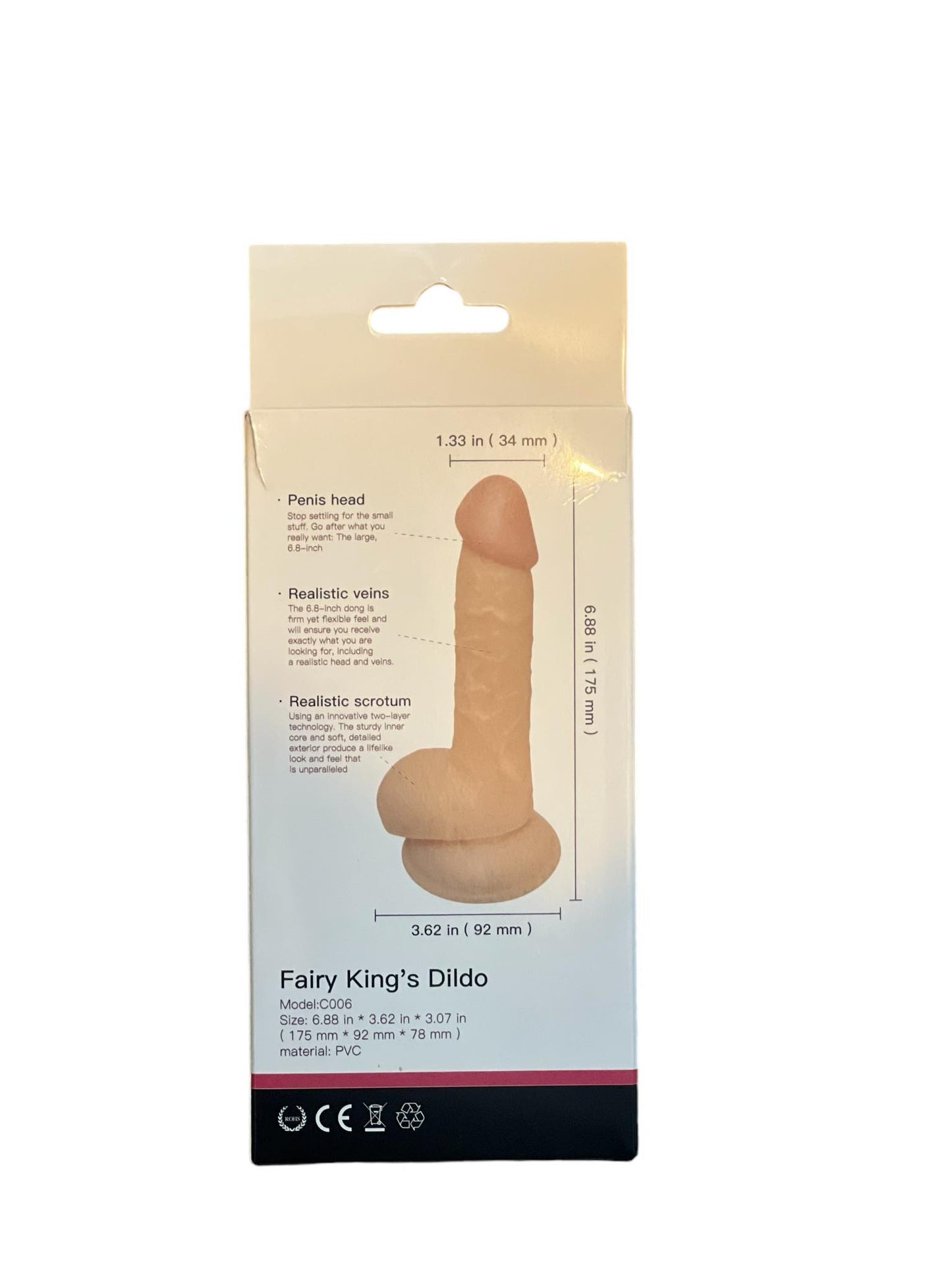 Dildo Vibrátor - 17.5vm